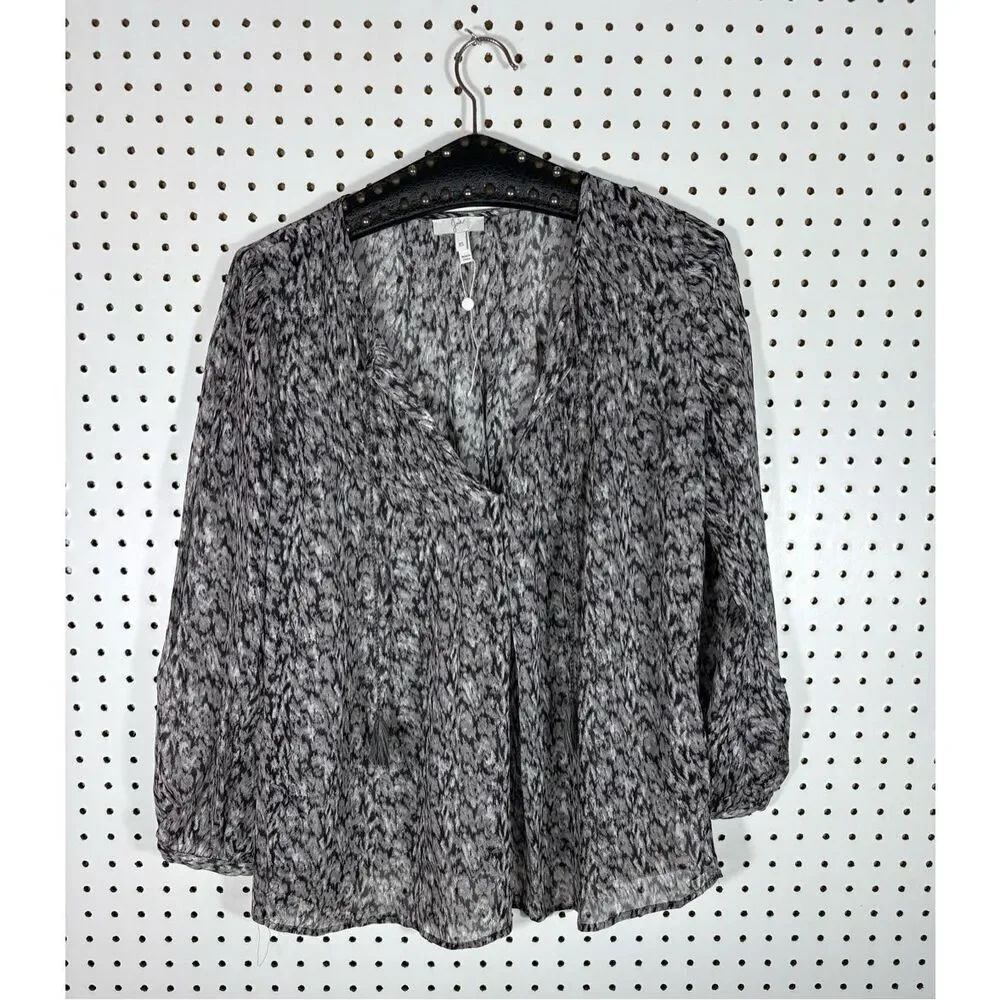 Joie silk printed blouse size XS